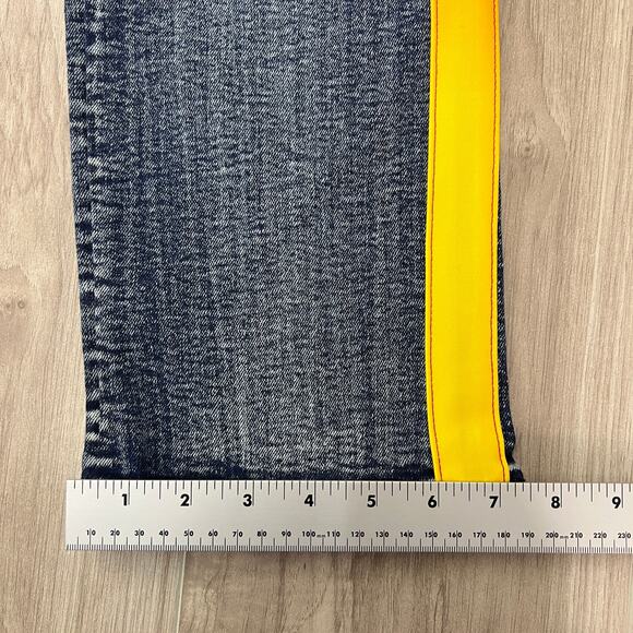 Focus Quality Goods Men's Striped/ Colorful Skinny Jeans Size W36 L32 - Picture 6 of 12